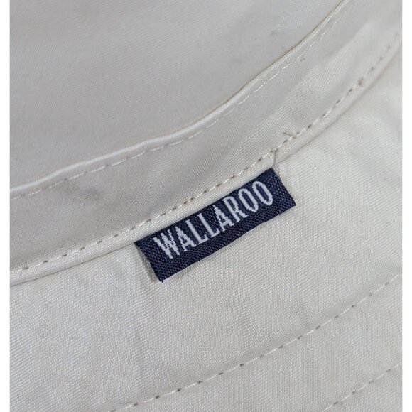 Wallaroo Explorer Sun Hat M/L Unisex White Tan Beige Neutral UV 50+ Wide Brim - Picture 4 of 7
